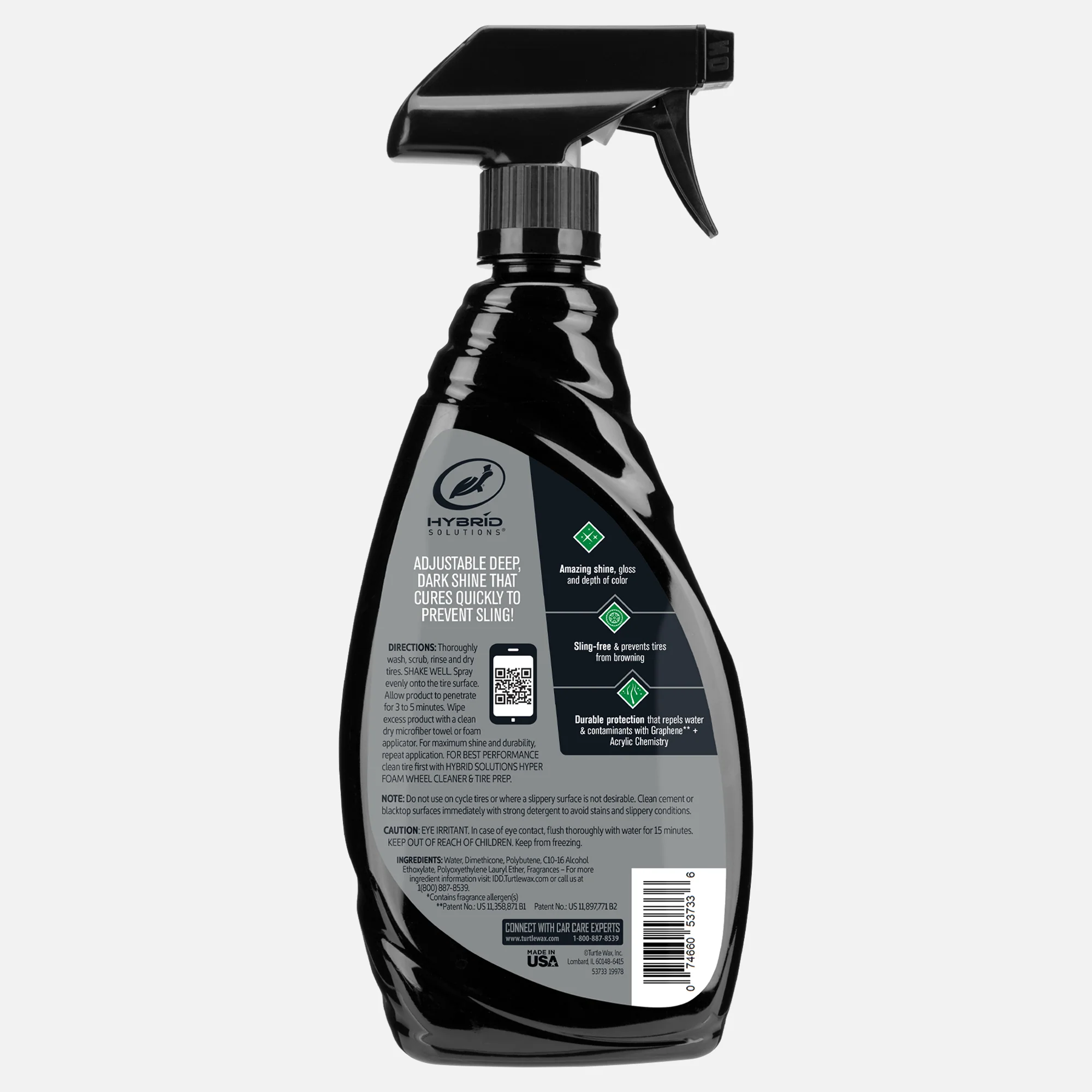 Hybrid Solutions® Graphene Acrylic Tire Shine Spray Coating, 23 fl oz - Image 7
