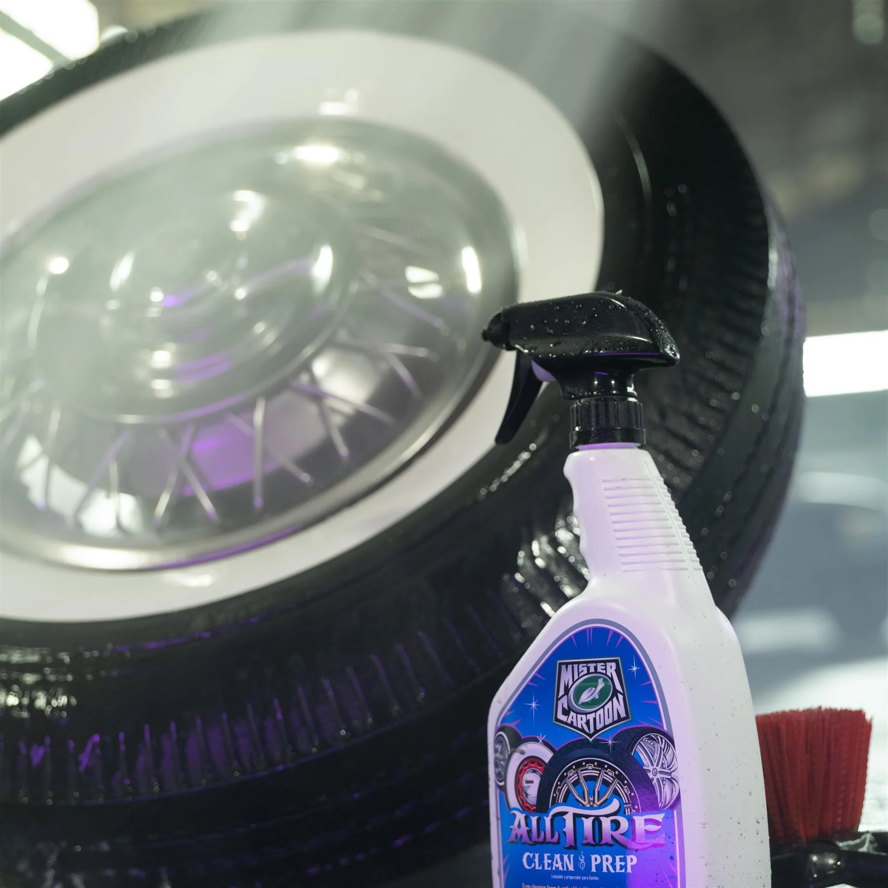 Mister Cartoon All Tire Clean & Prep, 32 fl oz - Image 3