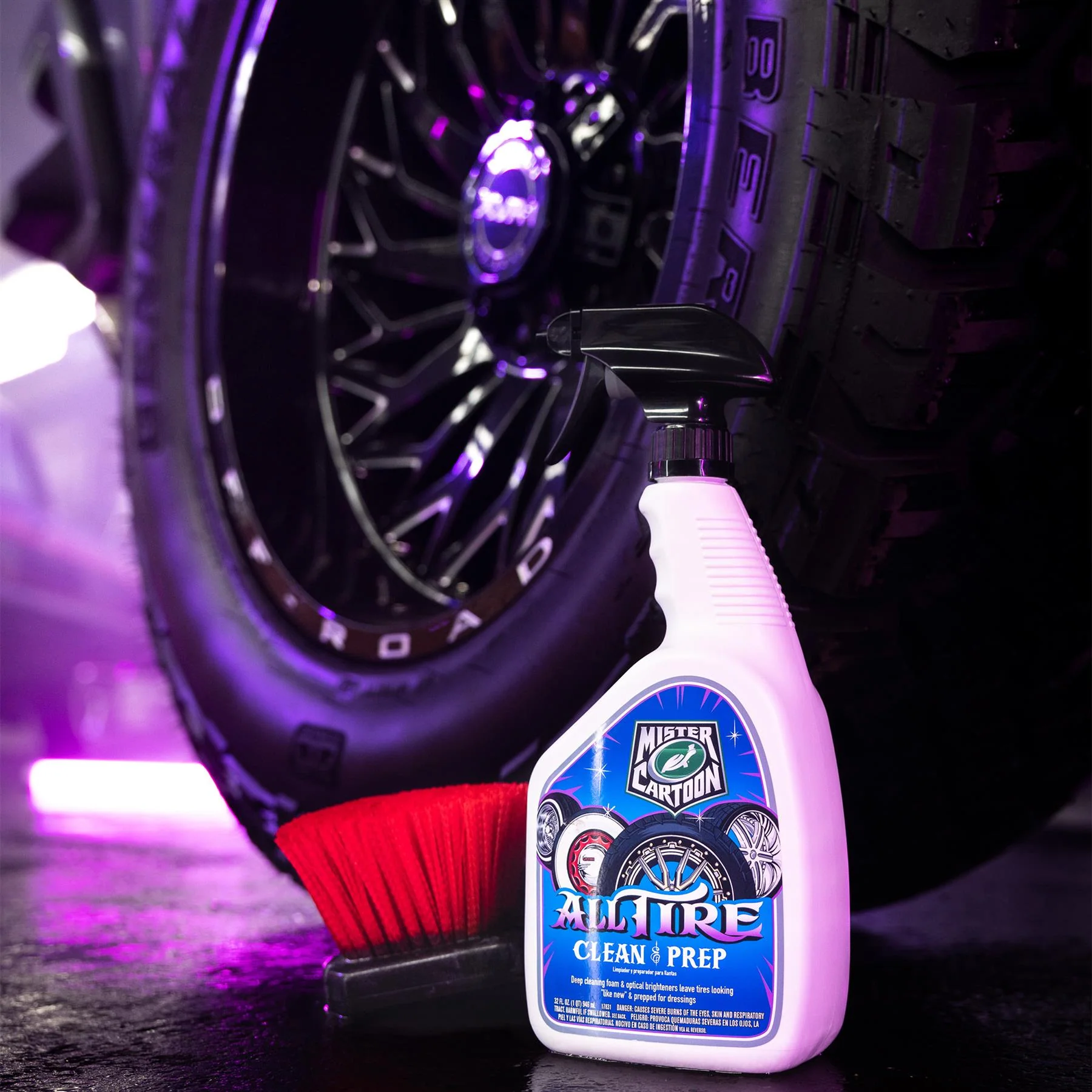 Mister Cartoon All Tire Clean & Prep, 32 fl oz - Image 5