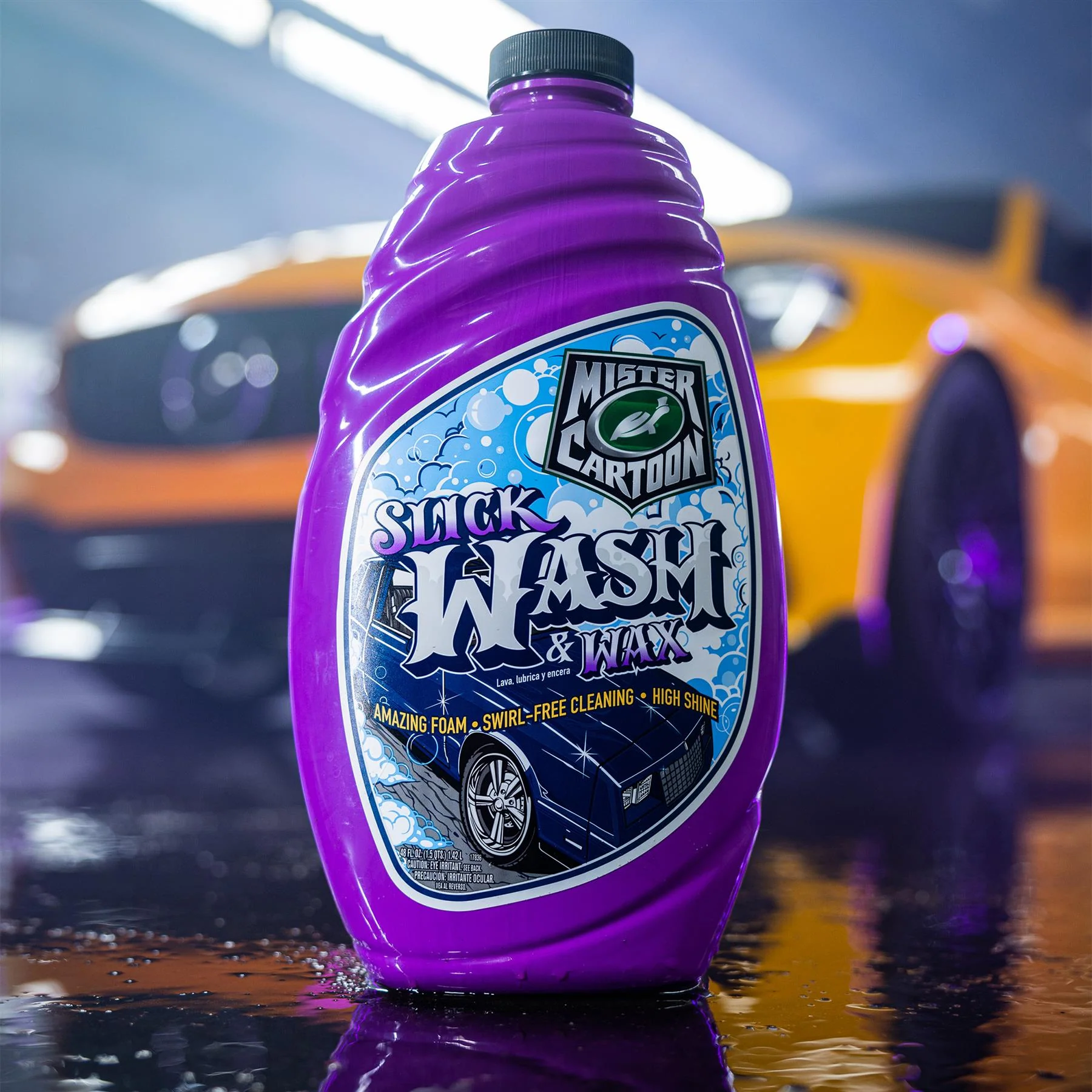 Mister Cartoon Slick Wash & Wax, 48 fl oz - Image 6