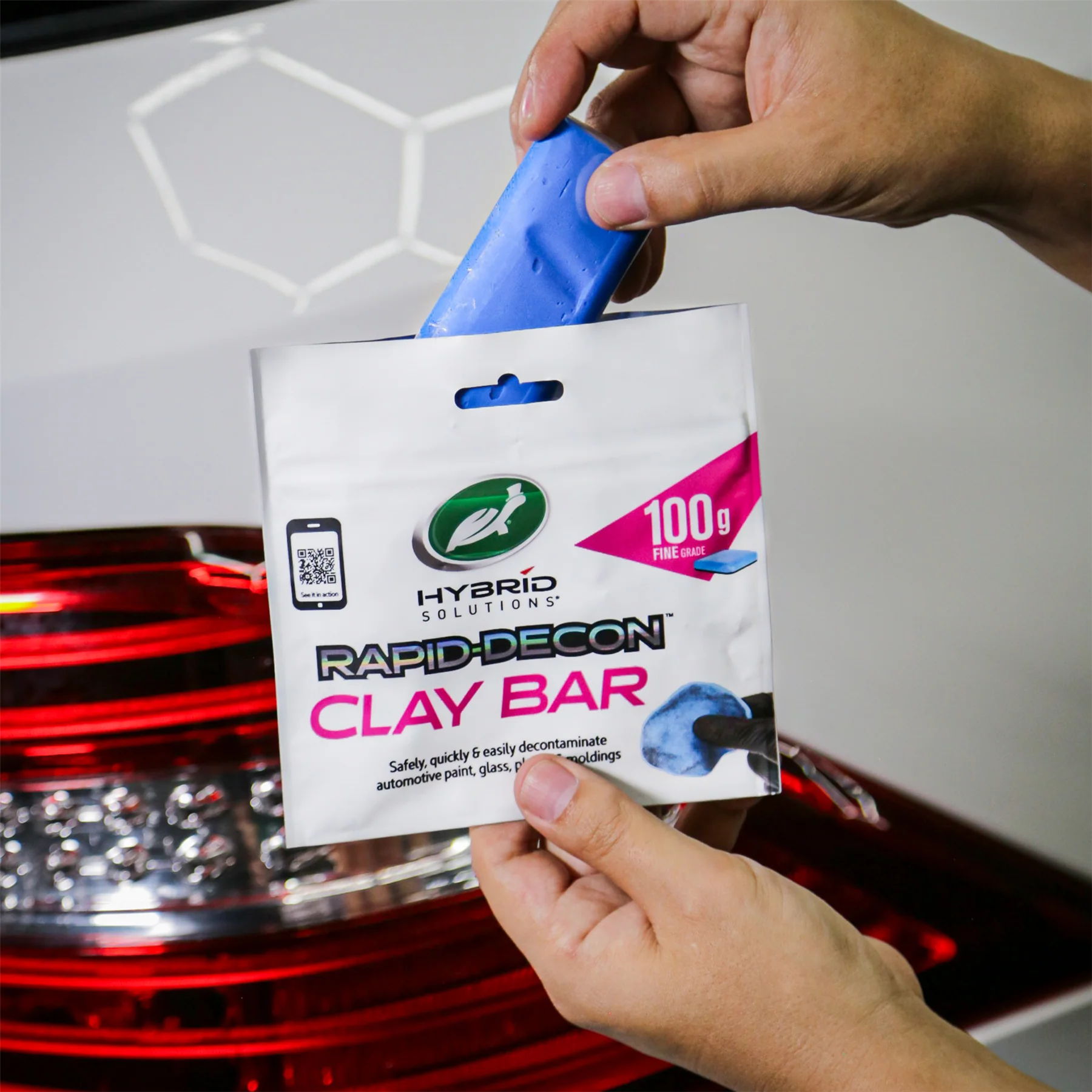 Hybrid Solutions® Rapid-Decon™ Clay Bar, 100g - Image 5
